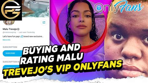 Feb 19, 2021 · Check out these Top Latest OnlyFan Leak of Malu Trevejo Onlyfans LEAKED by ThotHub Leaks 